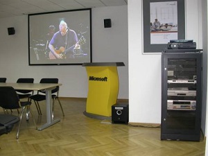 Avc Pro doo Multimedijalna sala u poslovnim prostorijama Microsofta-a
